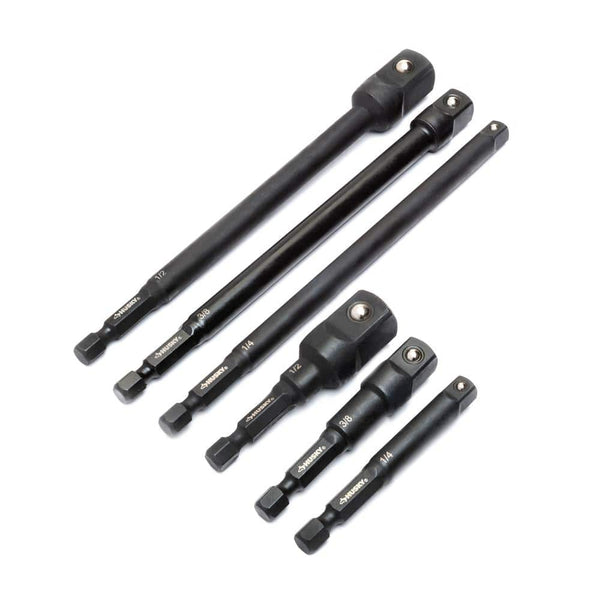 Husky HISKDRAPT6PC 1/4 in. Drive Impact Driver Socket Adapter Set (6-Piece)