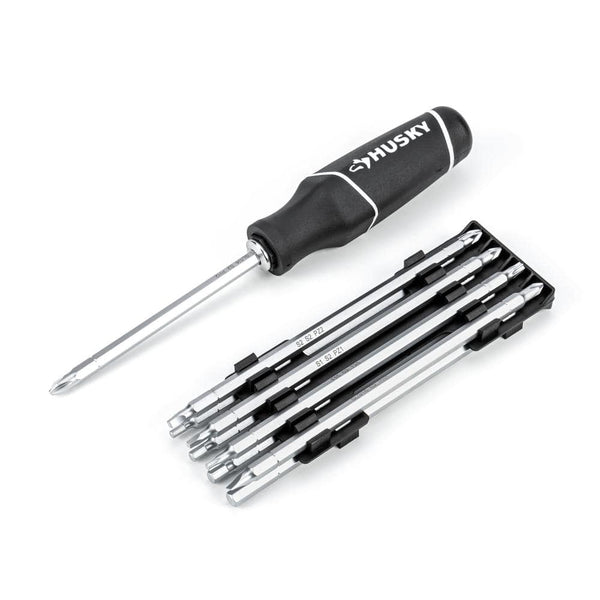 Husky 10-Piece Interchangeable Blade Screwdriver Set