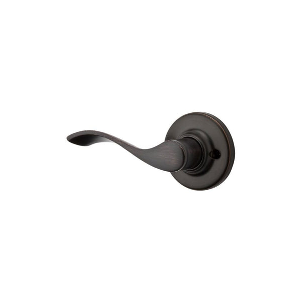 Kwikset Balboa Venetian Bronze Left-Handed Dummy Door Lever