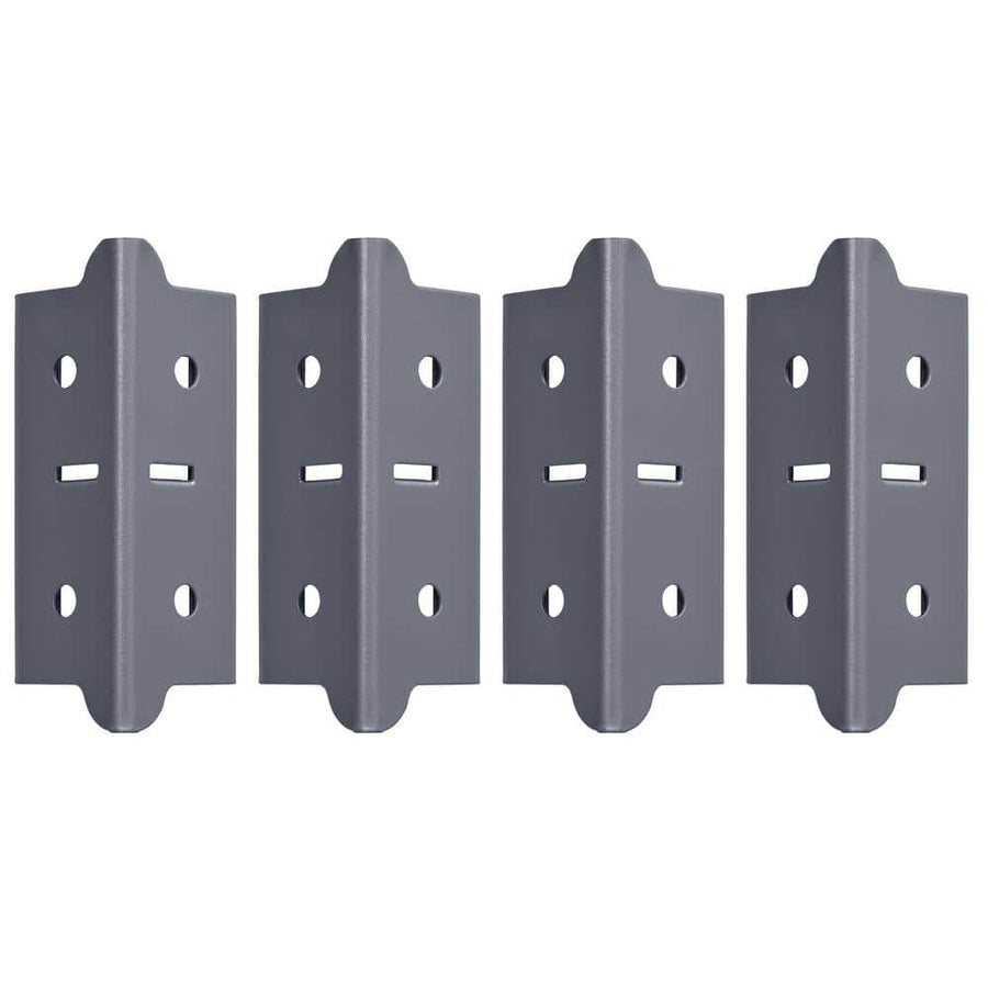 Muscle Rack 4-Pack Steel Post Coupling Outer in Grey
