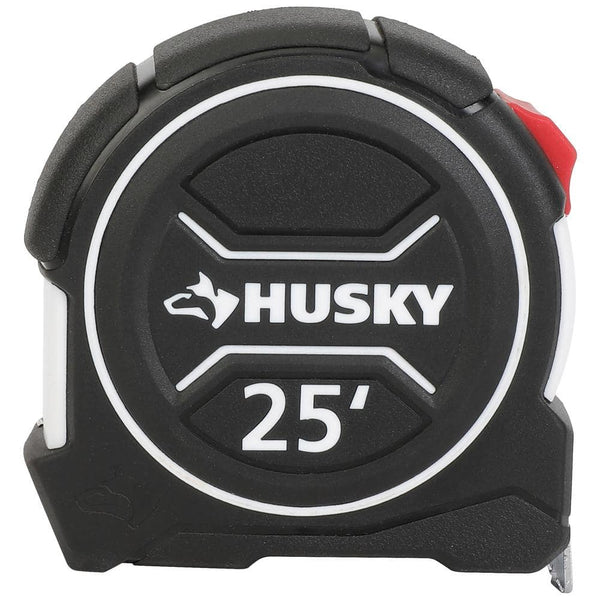 Husky 25 ft. Compact Tape Measure with 12 ft. Reach