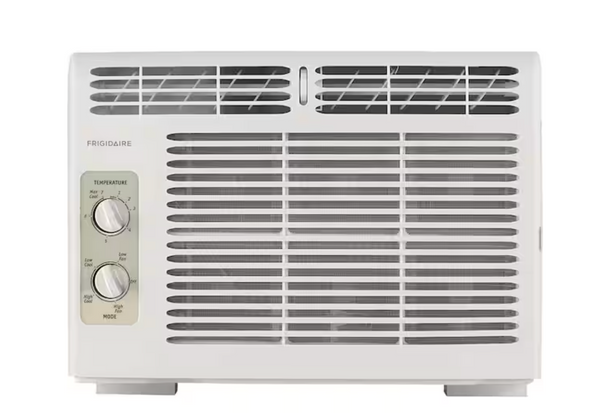 Frigidaire 5,000 BTU Window Air Conditioner Cools 150 sq. ft. with Mechanical Controls in White 115V