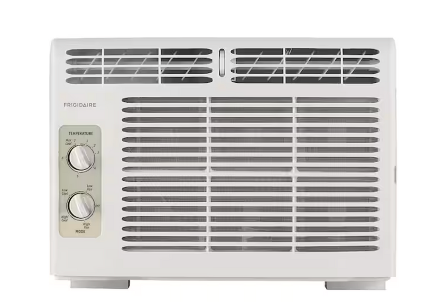 Frigidaire 5,000 BTU Window Air Conditioner Cools 150 sq. ft. with Mechanical Controls in White 115V