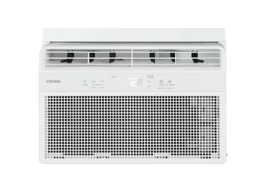 Vissani 6,000 BTU 115-Volt Window Air Conditioner for 250 sq. ft. Rooms with Remote in White