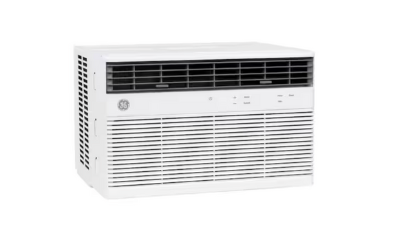 GE 14,000 BTU Smart Window Air Conditioner for 700 sq. ft. in White with Wi-Fi and Remote