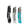 Husky 3pk Lock Back Utility Knife Set