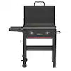 Nexgrill Daytona 2-Burner Propane Gas Grill 28 in. Flat Top Griddle in Black with Lid