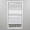 White Cordless Light Filtering Polyester Pleated Shades - 32 in. W x 48 in. L